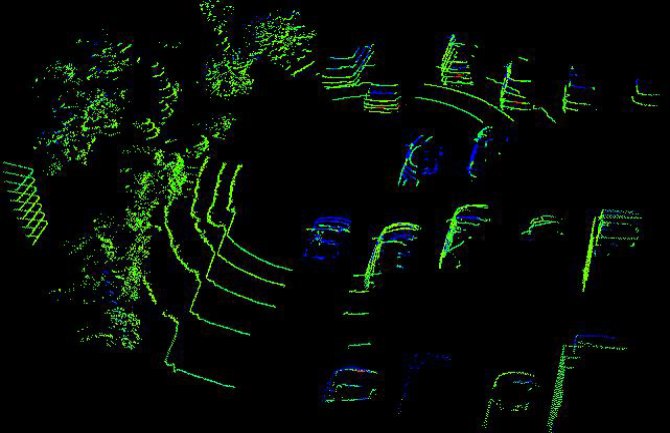 CX16 LIDAR SENSOR POINT CLOUD